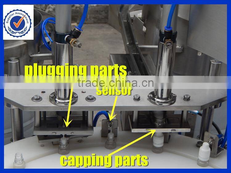 Sales promotion PLC controlled Automatic eye-drop filling machine 5ml