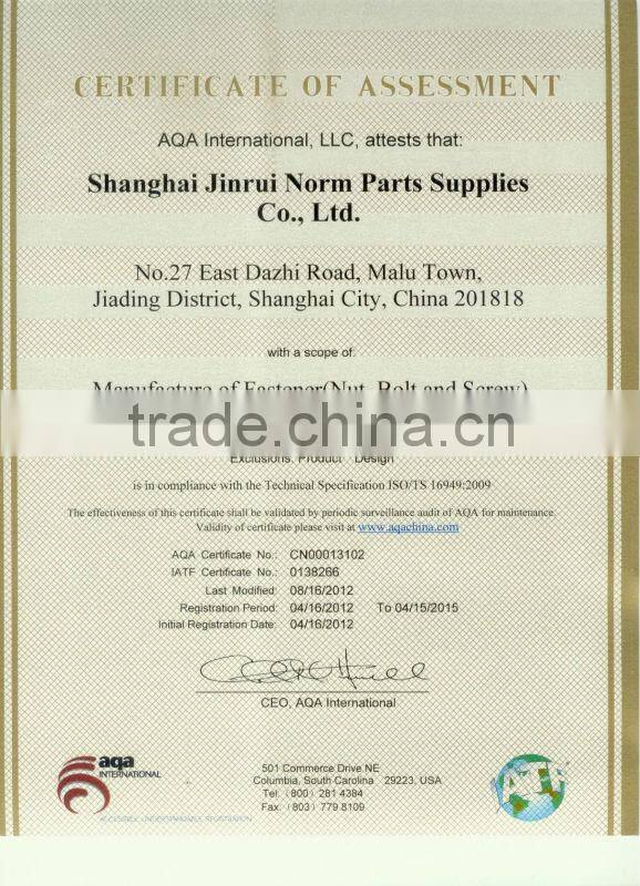 all kinds of high quality non-standard screws