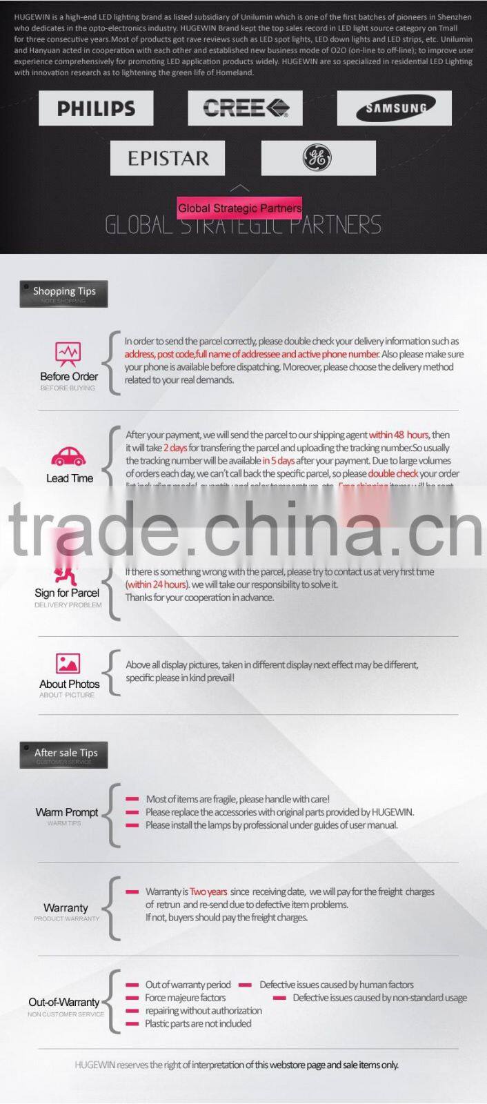 3W AC85-265V LED spot light 210LM Crystal shade +Stainless steel chassis for corridor washroom