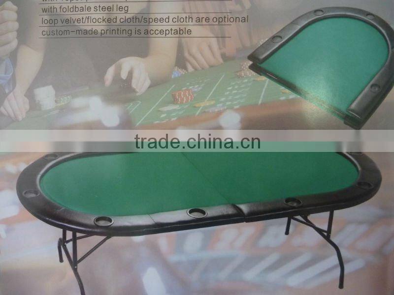 84" poker table/MDF poker table / folding poker table