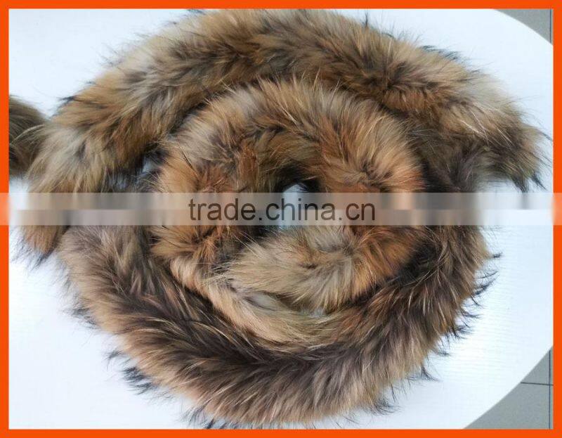 good quality raccoon fur trimming strips