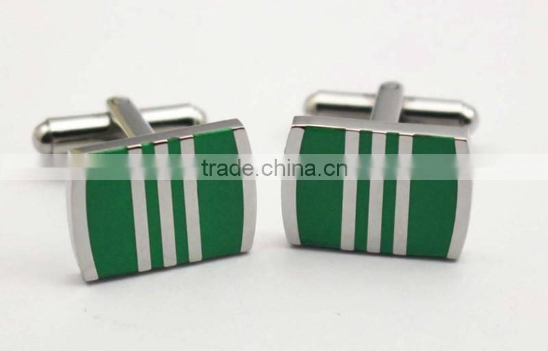 China Manufacturer 2016 Fashion Stainless Steel Shirts Cufflink