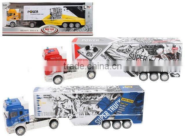 Alloy 1:42 scale model garbage truck toy for sale