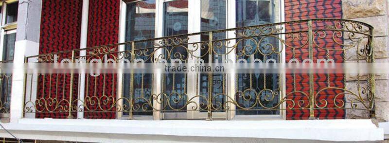 Top-selling classical wrought iron balcony grill designs