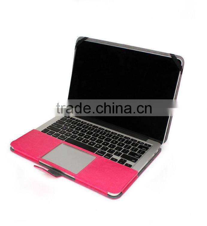 Luxury leather flip case for Macbook air 11/13/pro 13.3/retina 13.3/pro 15.4