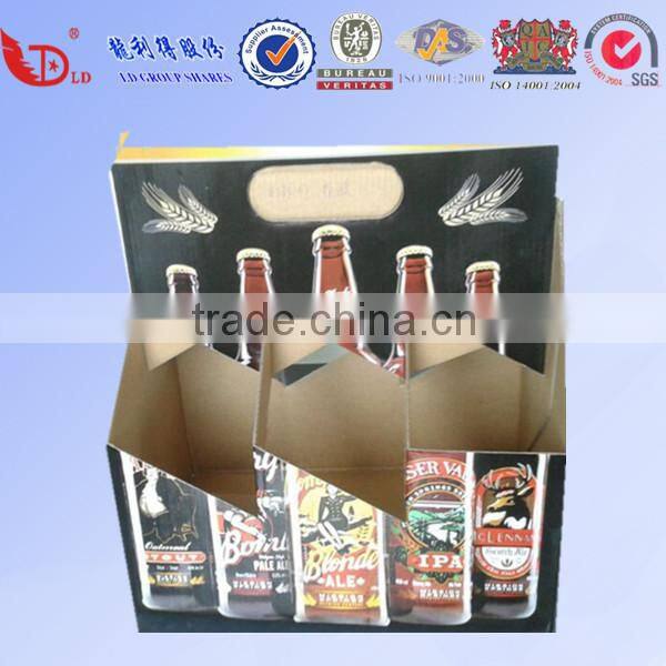 Colorful printing single wine glass packing paper box