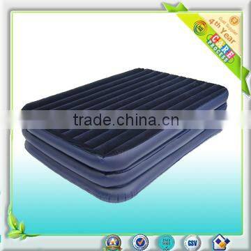 pvc flocked inflatable bed for camping