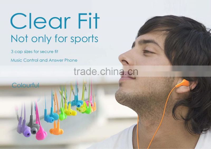 3.5mm In-Ear Earbuds Mic Stereo Earphone