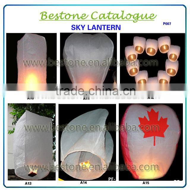 2015 ECO flame resistant chinese sky lanterns sky lantern no fire