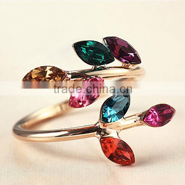 2014 summer fashionable womens flower ring made with Yumei