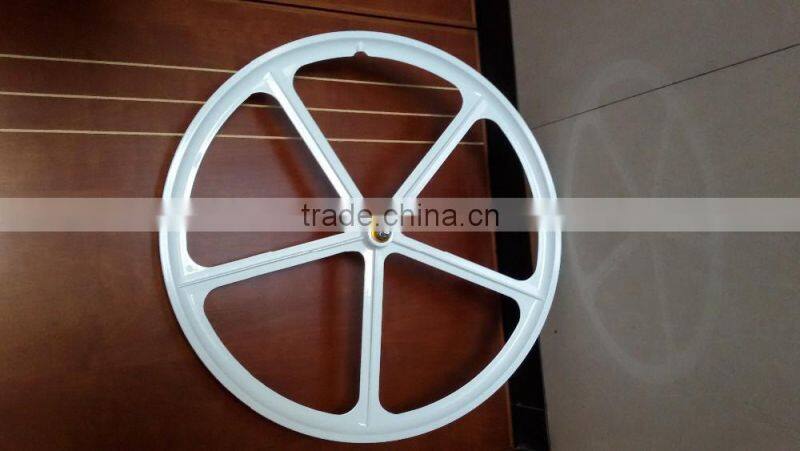 2016 fixie gear wheelset 700c alloy bike colorful aero spoke wheel Bicycle wheel set*