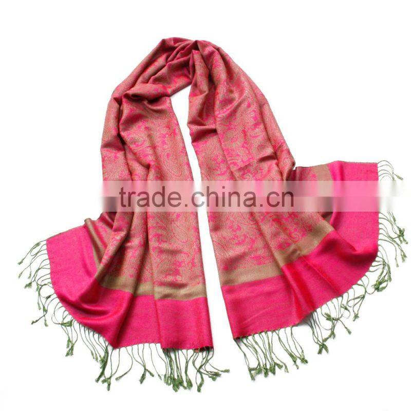 Best Selling Paisley Infinity Scarf Female Jaquard Stole Long Hijab Wrap Air conditioning cape