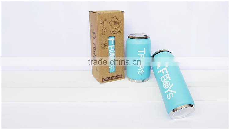Cola can Stainless Steel Coffee thermos bottle