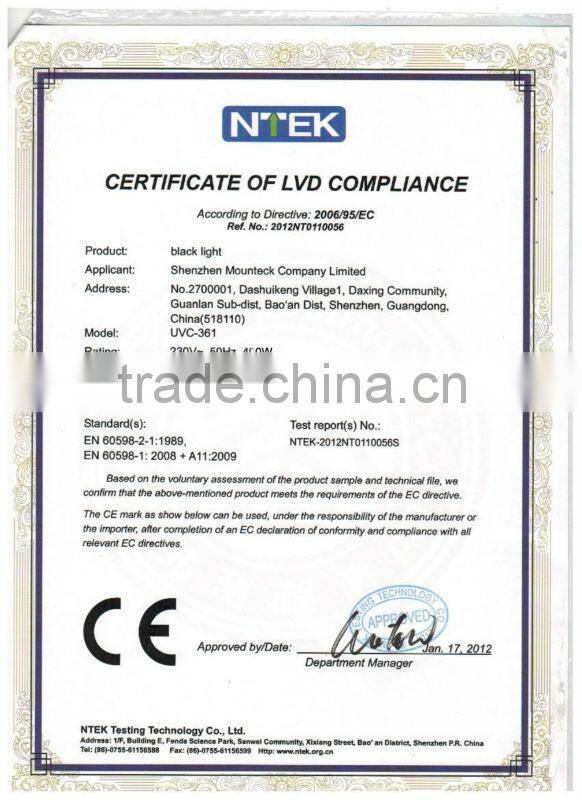 Mounteck uv light uv cannon night club uv black light e40 400w for party show