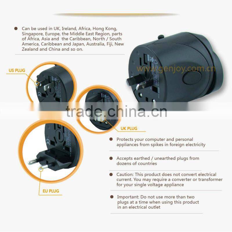 Most Accept made in China wireless charger laptop travel adapter electrical switch socket