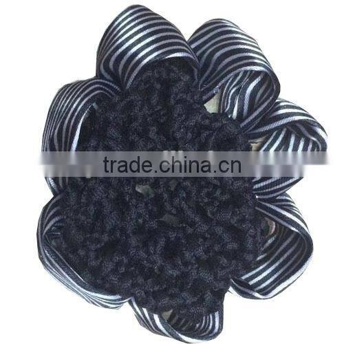 striple satin fabric crochet hair snood bun cover hairnet snood cover