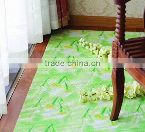 Ocean style printed vinyl hotel bath mat