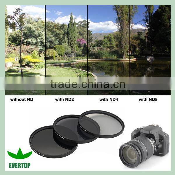 TS-ND,High quality ND filter photography ,ND filter for Canon,ND2(0.3),ND4(0.6),ND8(0.9) Neutral density filter