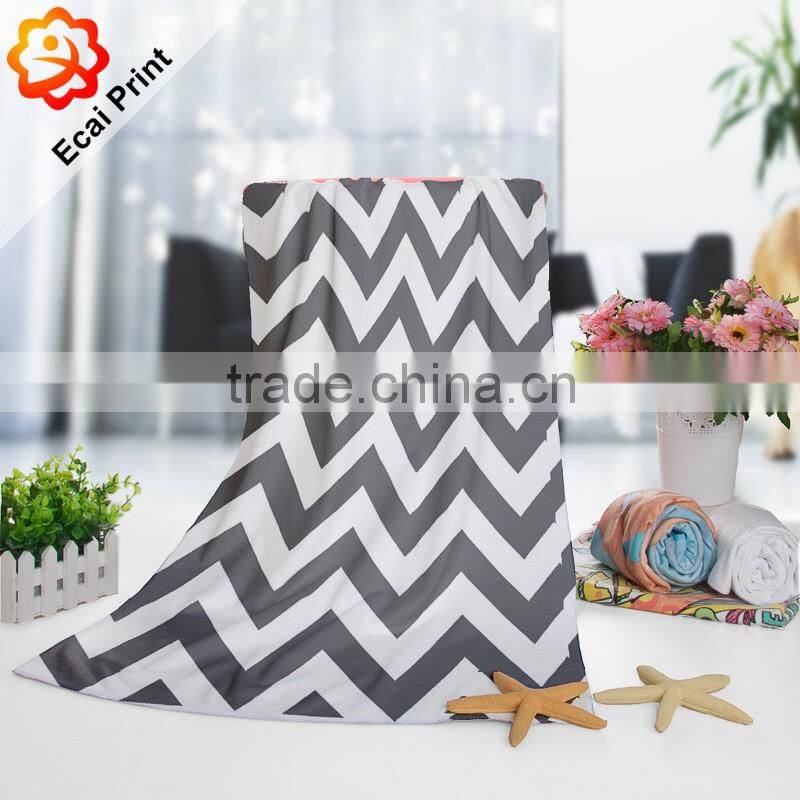 Popular machine washable printing promotional swimming towel
