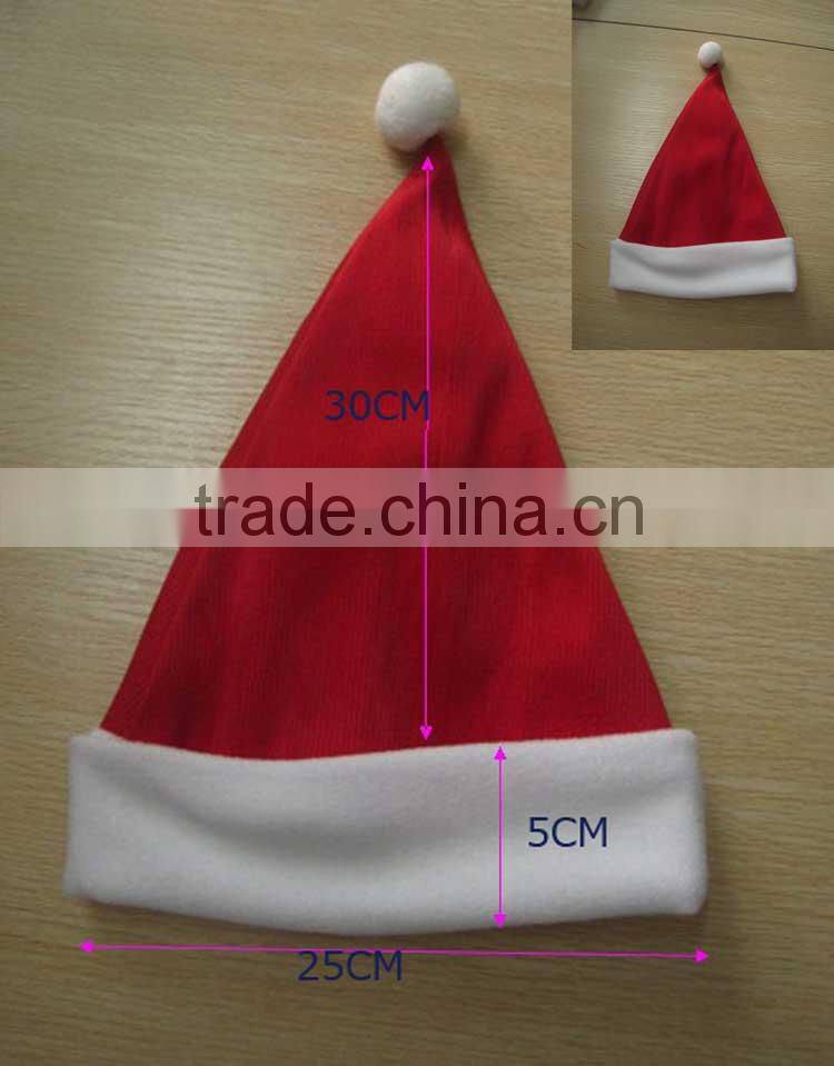 Optical Fiber Fabric luminous lighting led santa claus hats