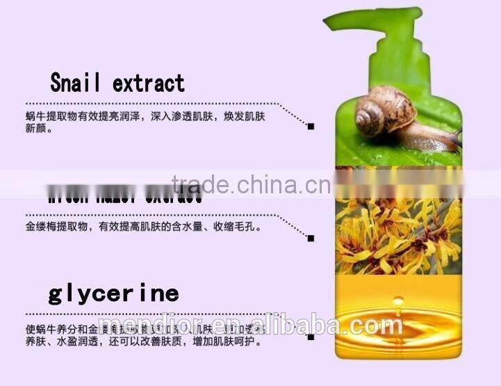Mendior Snail whitening Body lotion 5% glutamic acid OEM custom brand