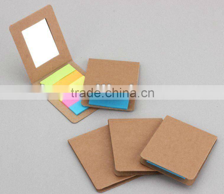 2012 New design memo pad with mirror eco cover