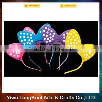 2016 Hot sale kids party dancing headband cat ear led headband