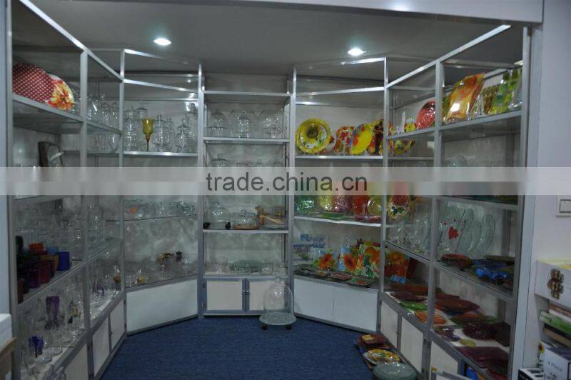 28cm glass cake stand and dome