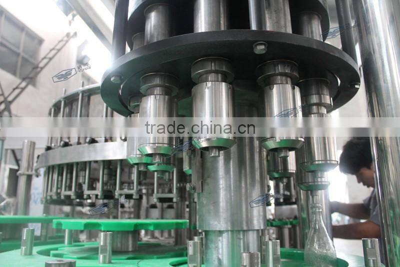 Automatic 3 in 1 2000-15000BPH glass bottled beer filling machinery
