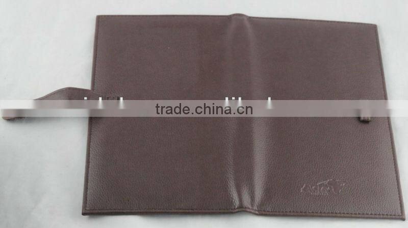 fashional high quality cow Leather passport holder/leather name card holder/leather cheque holder