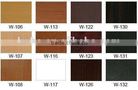 High quality wood grain color decorative pvc kitchen cabinet door film 1.22x50m/roll