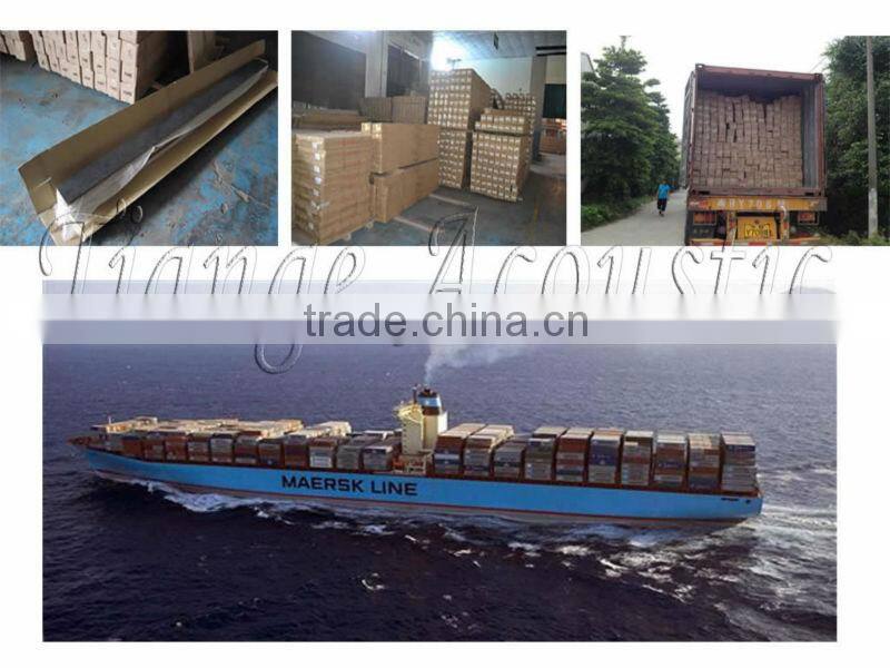 Modern 3d Interior solid birch mosaic acoustic wood wall panel