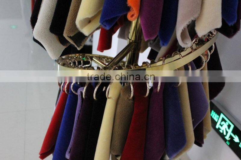 High quality cheap custom lambs wool plush fabric