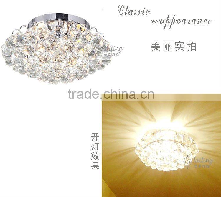 China Wholesale Silver Modern K9 Crystal Ball Chandelier Celing Lamp