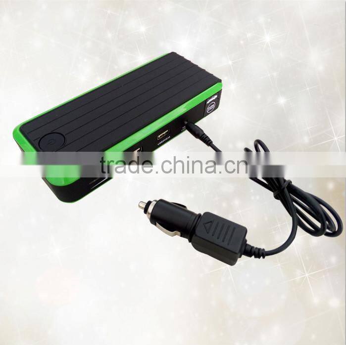 Mini Type Power BoosterPortable 12000mAh Multi-Function Li-Po battery for cars with USB output emergency car jump starter