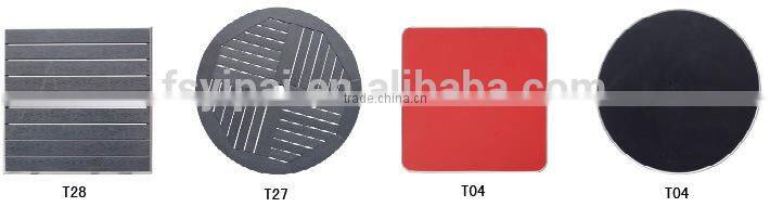 Plastic wood cafeteria dining bar square table top T28