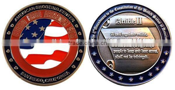 High quality brass challenge coin
