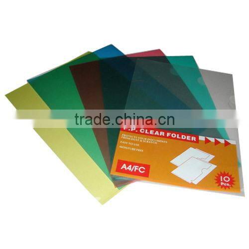 promotional folder A4 size pp clear folder gifts files