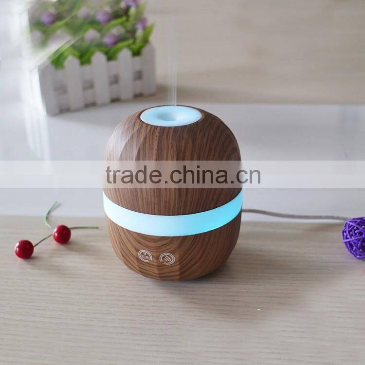 Home Appliances Humidifier Wood Grain Colorful Night Light Aroma Diffuser Machine