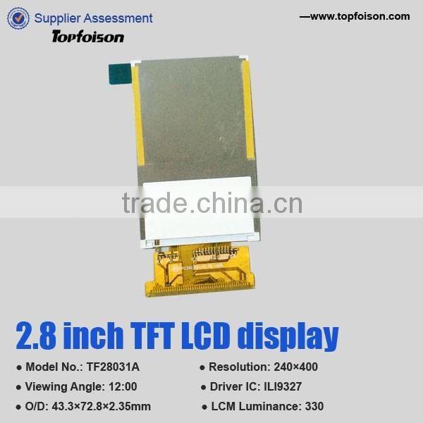 2.8inch IPS Wide view high resolution 240*320 driver ILI9340L