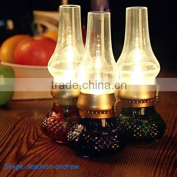 2014 Christmas Gifts Candle Light Vintage Oil Blow Lamp