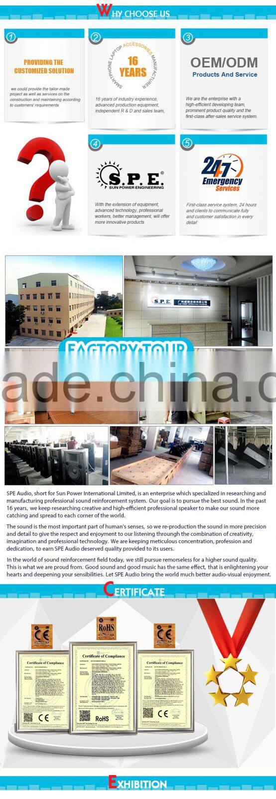 6.5 inch Mini Power Bank Speaker LA-H6 and SP-118B