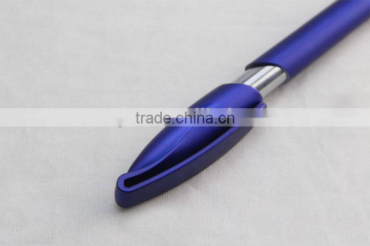 Metallic colored body wholesale click advertising pen