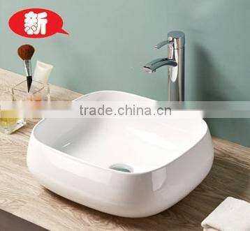 LELIN latest super thin,slim art ceramic basin lavatory bowl sink bathroom vanity wash basin
