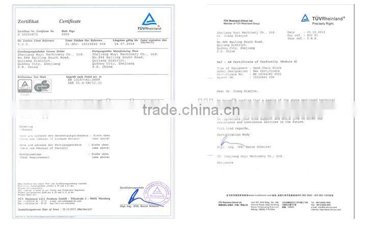 lever hoist 0.75T-9T with SHUANG GE brand
