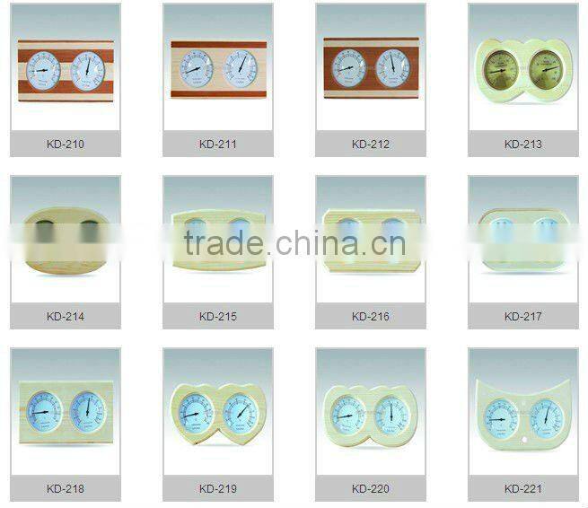 Wooden Sauna thermometer and hygrometer KD211