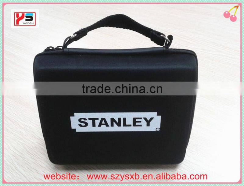 black durable professional plastic tool carrying case
