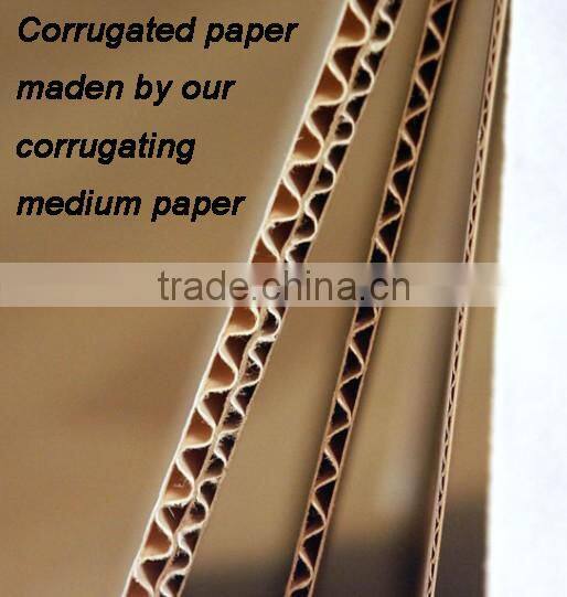 105-140gsm corrugating medium paper for corrugating carton
