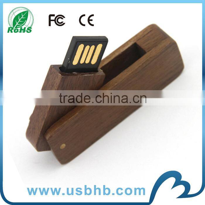 4GB Factory price Custom Logo wood USB Pen Drive