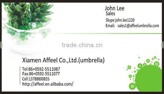 19''*8K high qualily POE fabric for leaf printed transprent umbrella